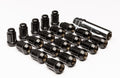 Geared/Bulge 'Class 10' Steel Wheel Nuts Electroplated Black
